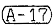 Wiring diagram connector label A-17 in a rounded box